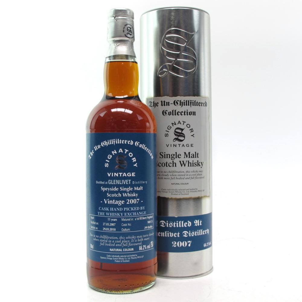 Glenlivet 2007 Signatory Vintage 11 Year Old / TWE Exclusive