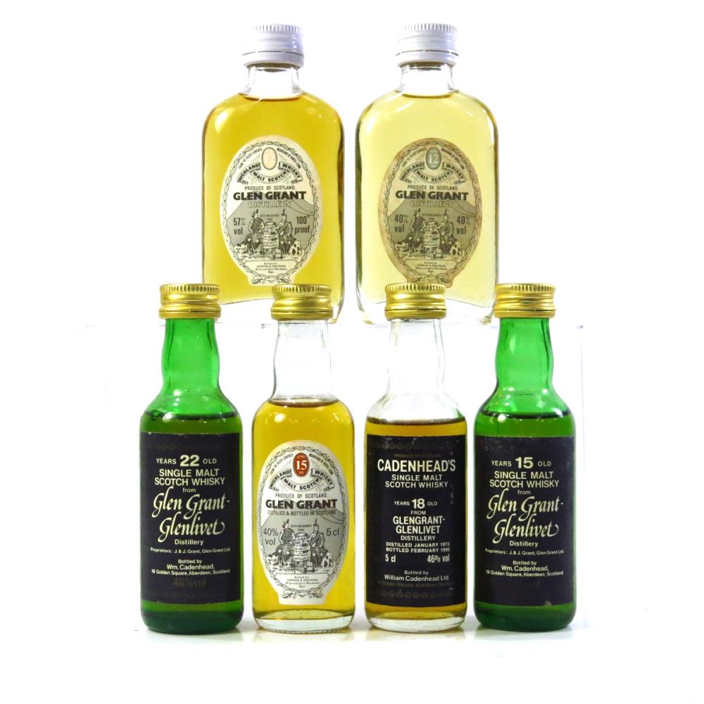 Glen Grant Miniature Selection x 6