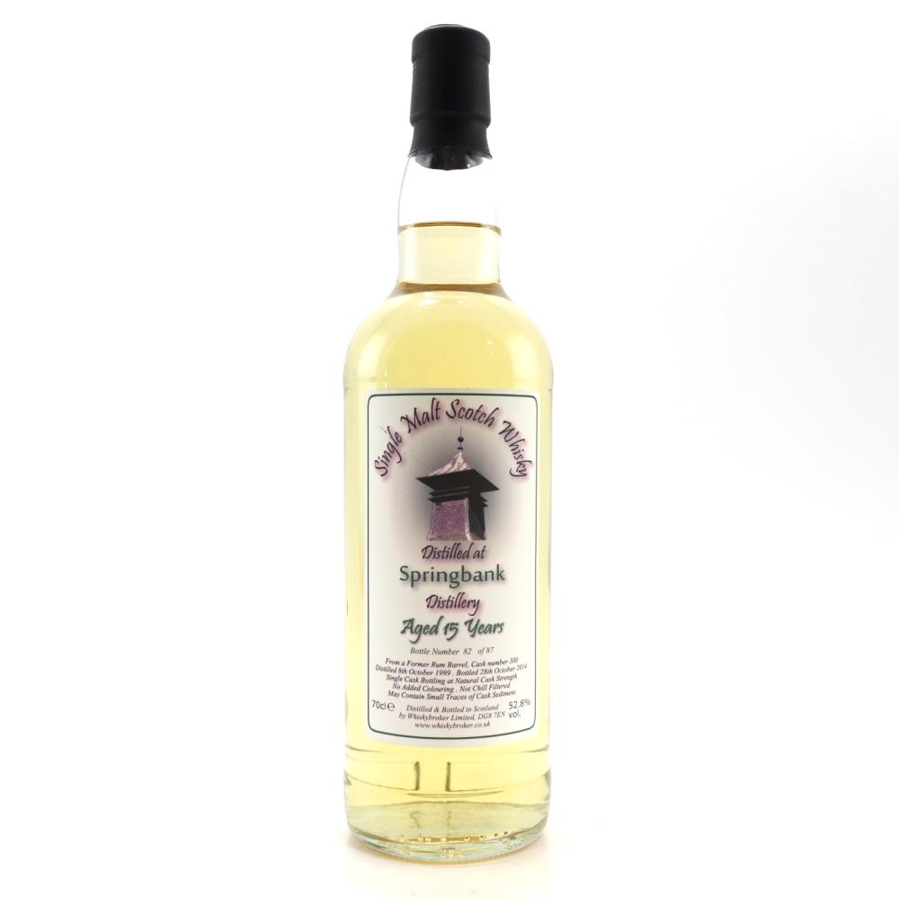 Springbank 1999 Whisky Broker 15 Year Old