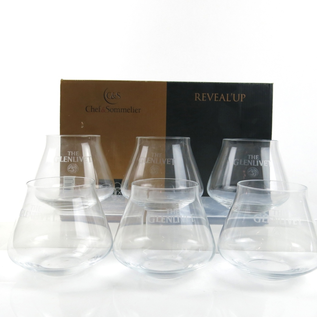 Glenlivet Branded Glasses  / Chef & Sommelier Reveal'Up x 6 