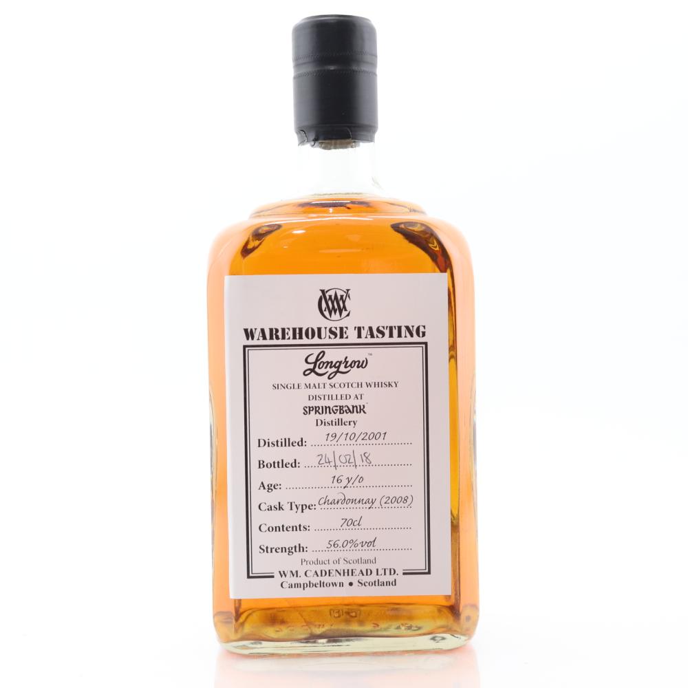 Longrow 2001 Warehouse Tasting 16 Year Old / Chardonnay Finish