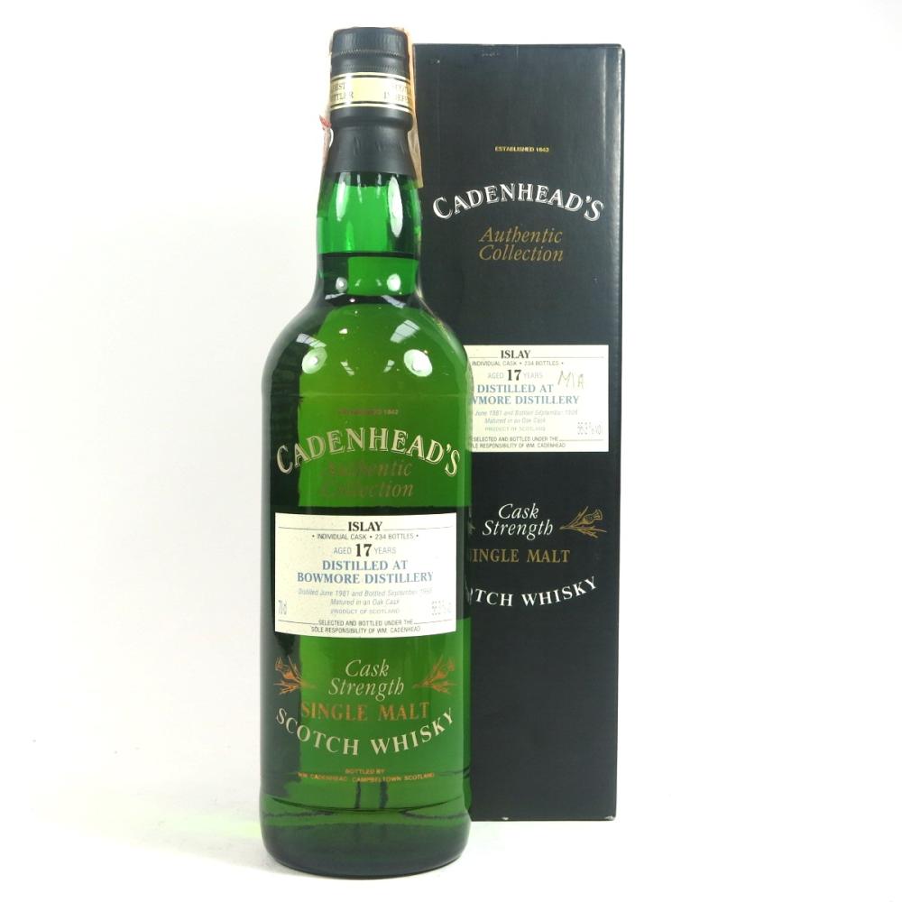 Bowmore 1981 Cadenhead's 17 Year Old