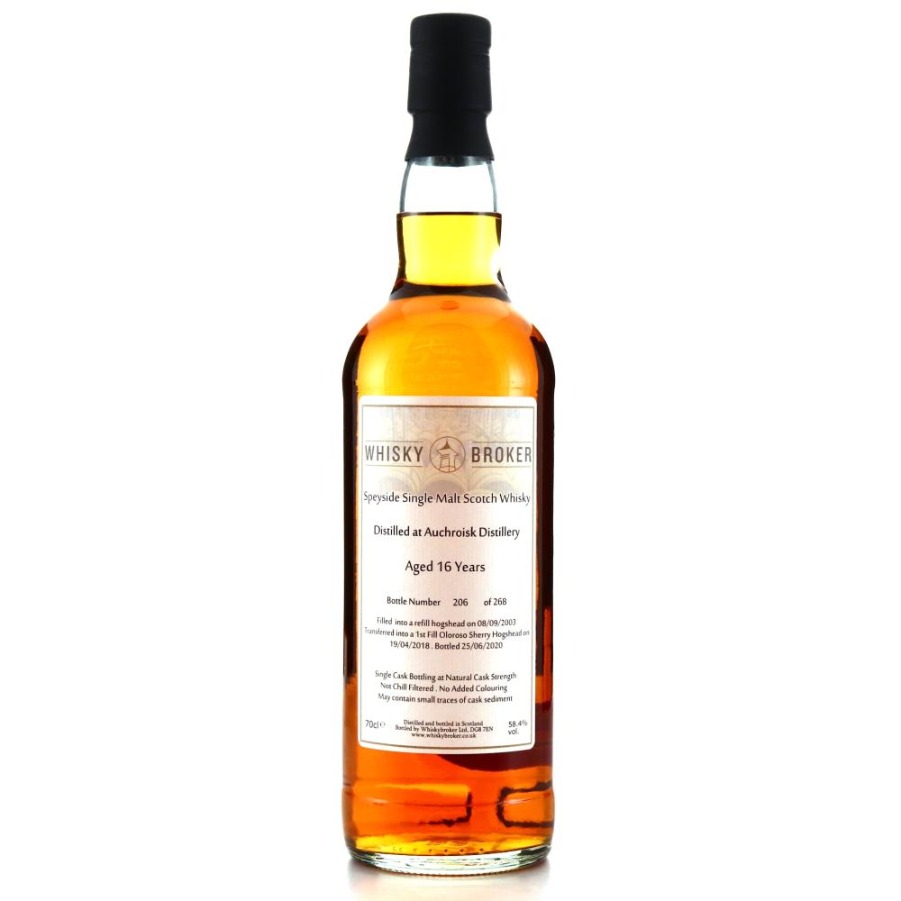 Auchroisk 2003 Whisky Broker 16 Year Old