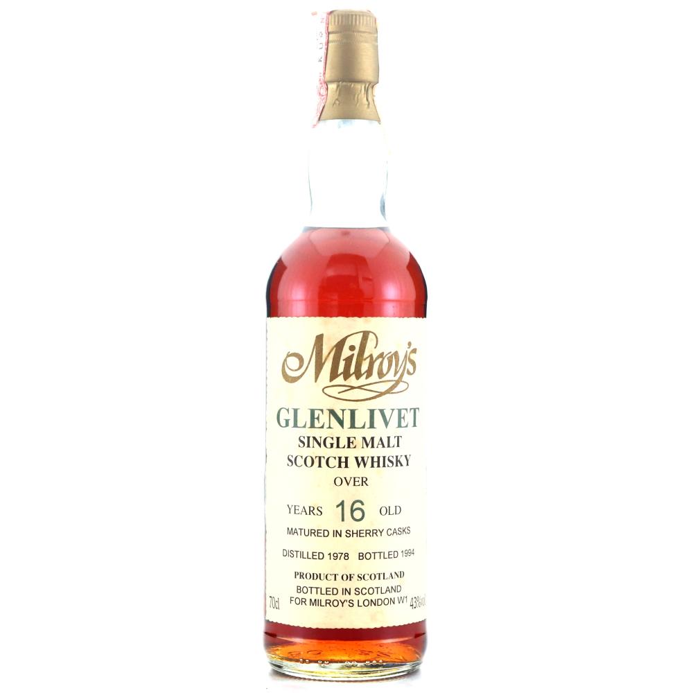 Glenlivet 1978 Milroy's 16 Year Old