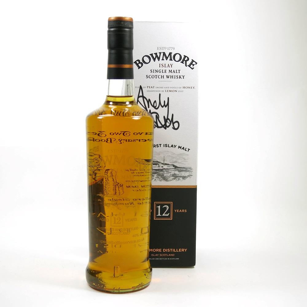 Bowmore 12 Year Old Andy McNab Signed