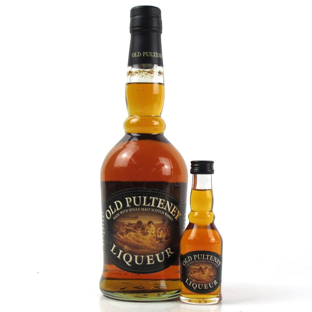 Old Pulteney Liqueur and Miniature