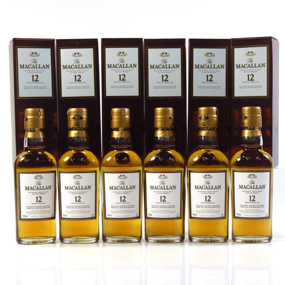 Macallan 12 Year Old Miniatures 6 x 5cl