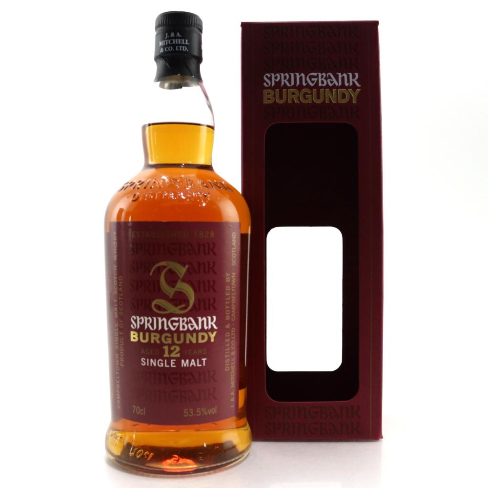 Springbank 12 Year Old Burgundy Wood