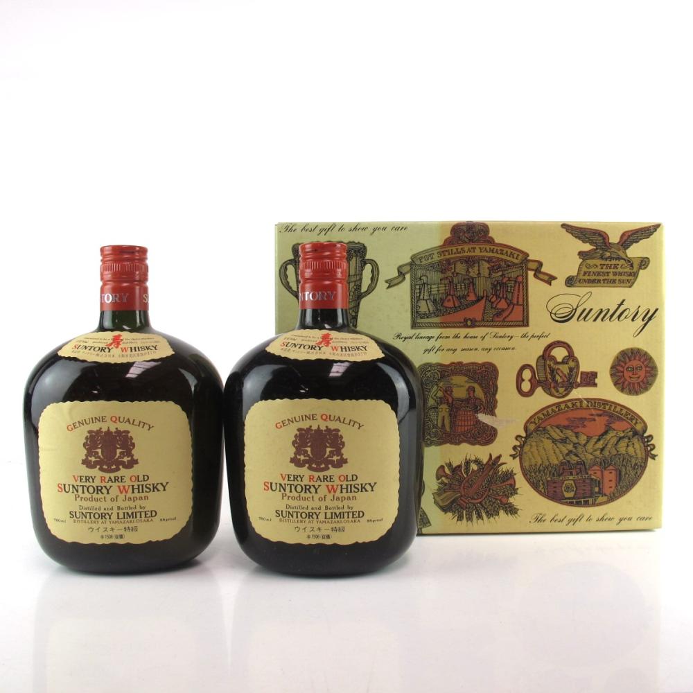 Yamazaki Suntory Very Rare Old Gift Set 2 x 76cl circa 1970s/1980s