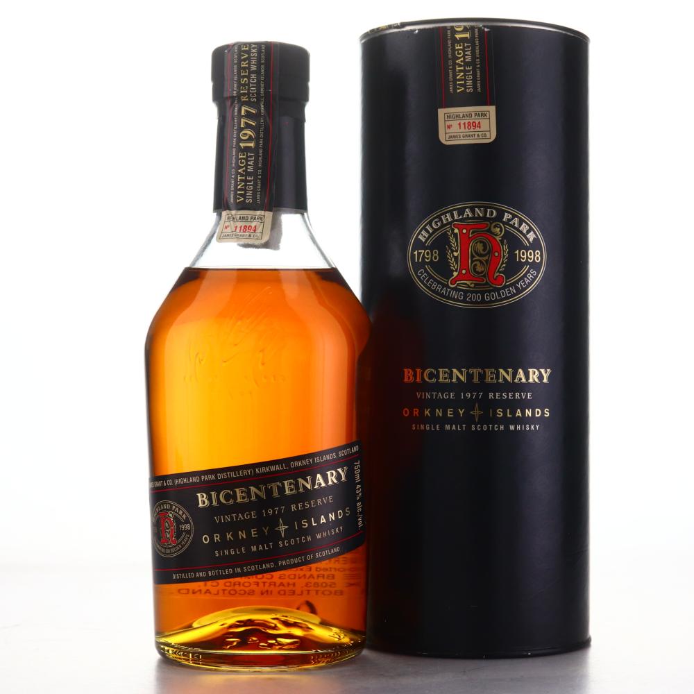 Highland Park 1977 Bicentenary 75cl / US Import