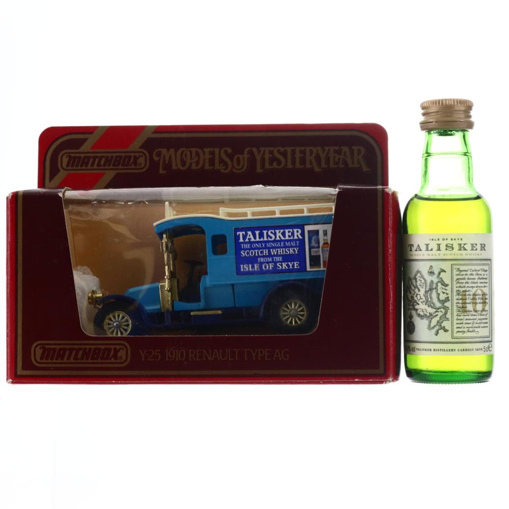 Talisker 10 Year Old Map Label Miniature 5cl / with Matchbox Die-Cast Van