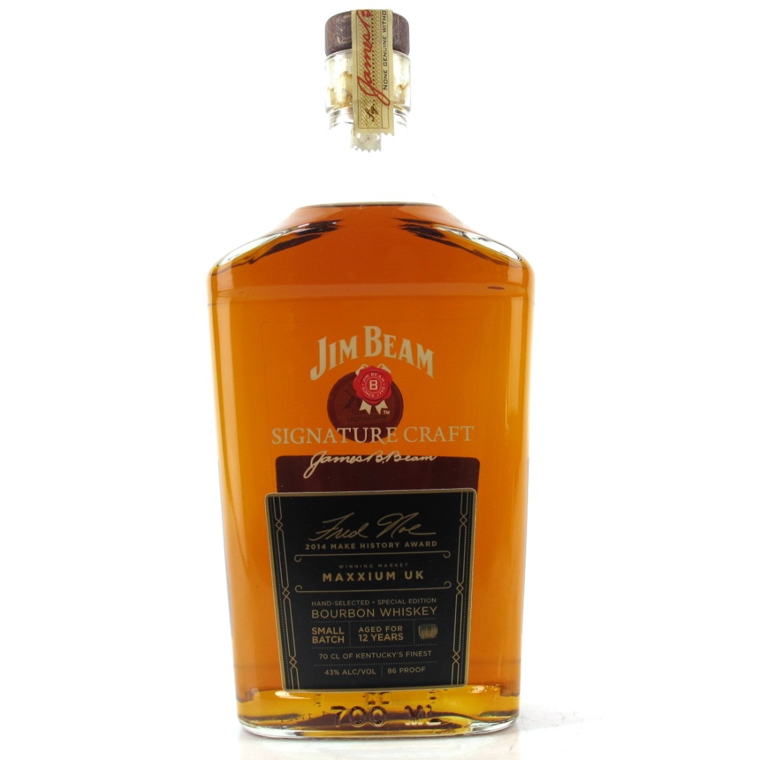 Jim Beam Signature Craft 12 Year Old / 2014 Make History Award