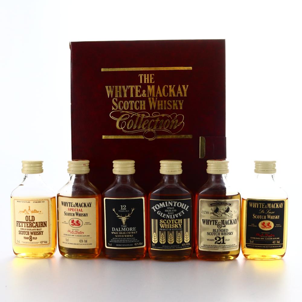 Whyte and Mackay Scotch Whisky Collection 6 x 5cl / includes Dalmore
