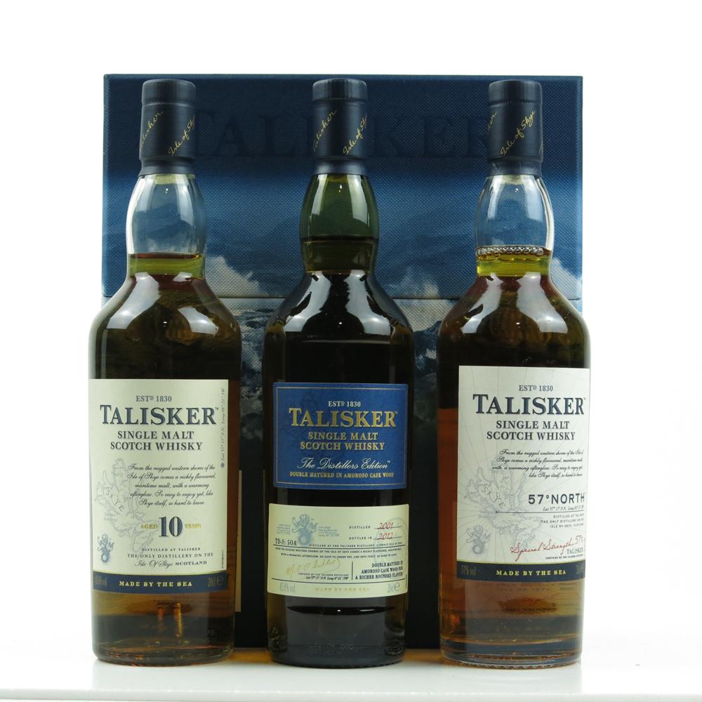 Talisker Gift Pack 3 x 20cl / Including Distillers Edition