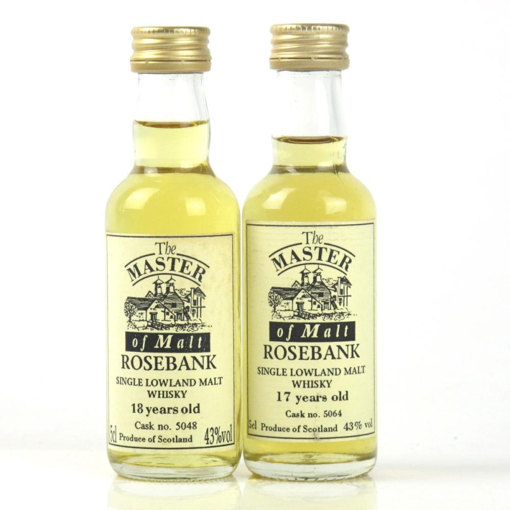 Rosebank Master Of Malt Miniatures 2 x 5cl