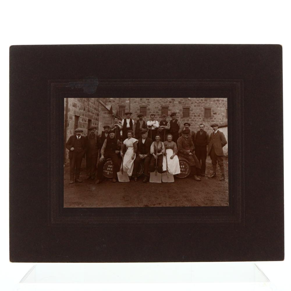 Vintage Photograph: Macallan Distillery Workers circa 1910s