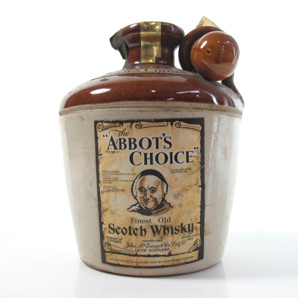 Abbot's Choice Scotch Blend Decanter 1980s