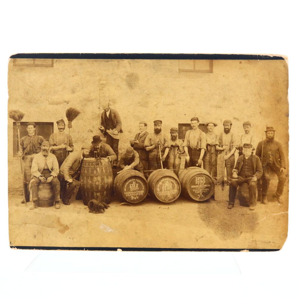 Vintage Photograph: Glenrothes Distillery Workers circa 1890s