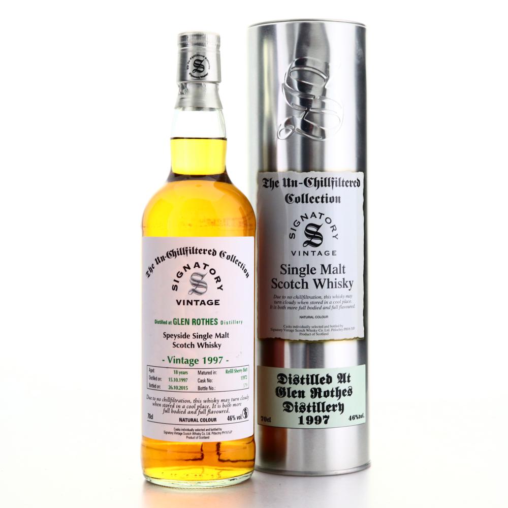Glenrothes 1997 Signatory Vintage 18 Year Old