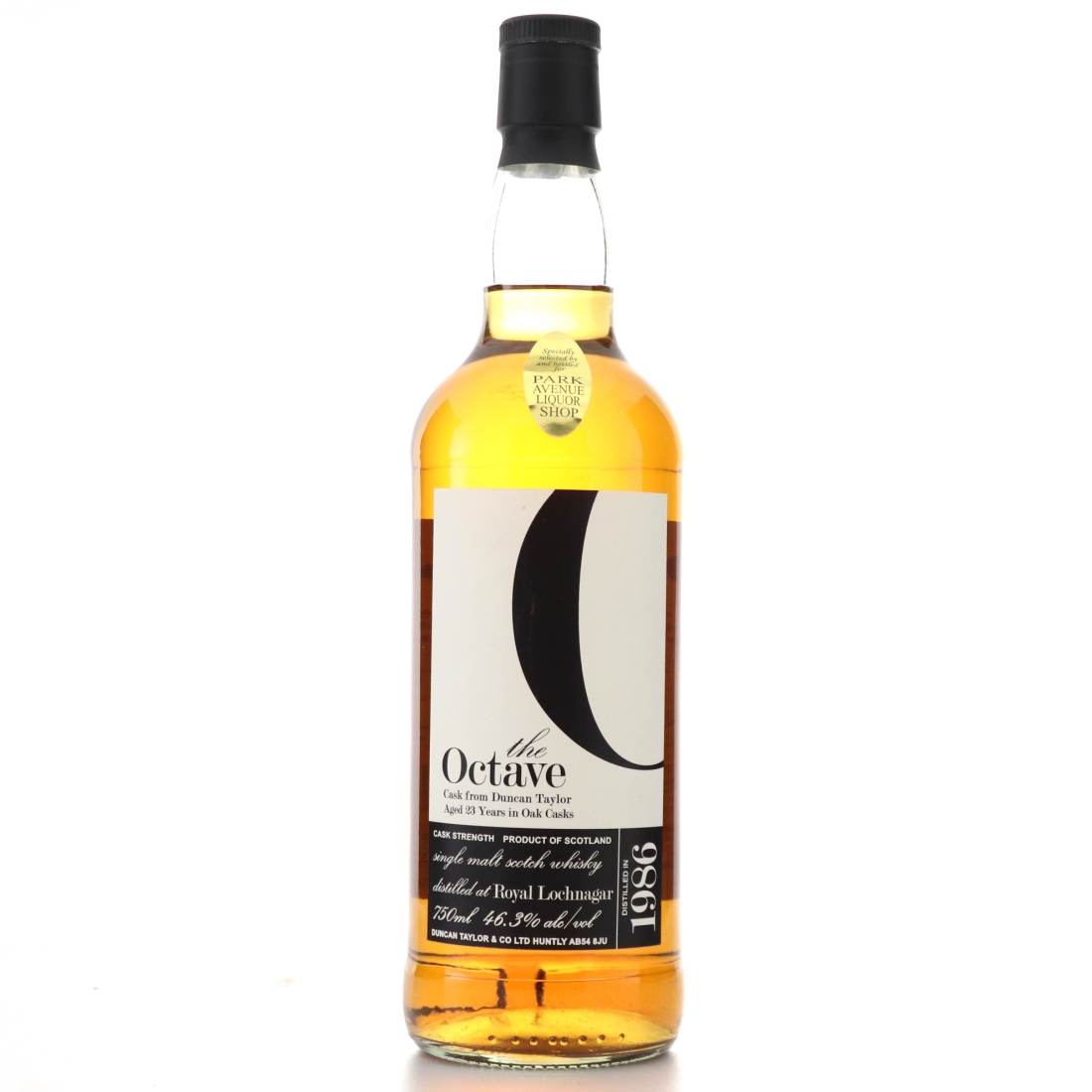 Royal Lochnagar 1986 Duncan Taylor 23 Year Old Octave 75cl / Park Avenue Liquor Shop