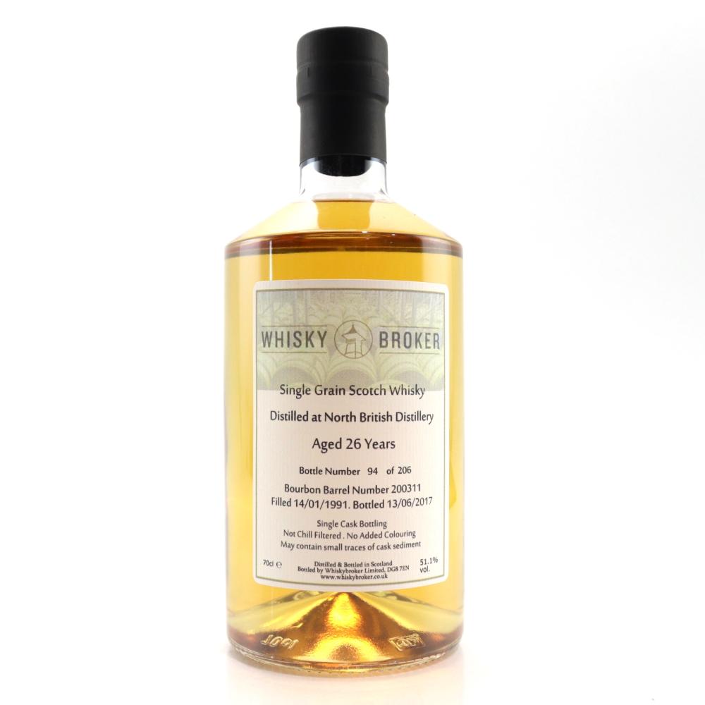 North British 1991 Whisky Broker 26 Year Old