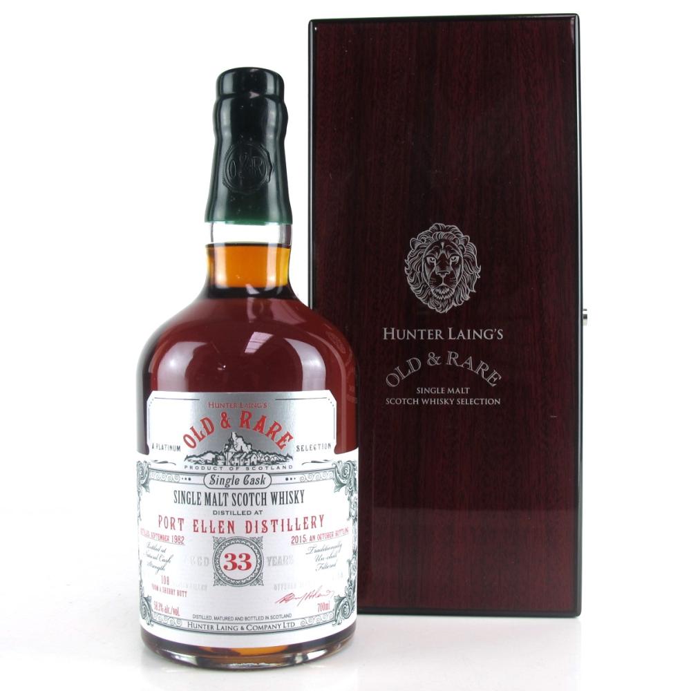 Port Ellen 1982 Hunter Laing 33 Year Old