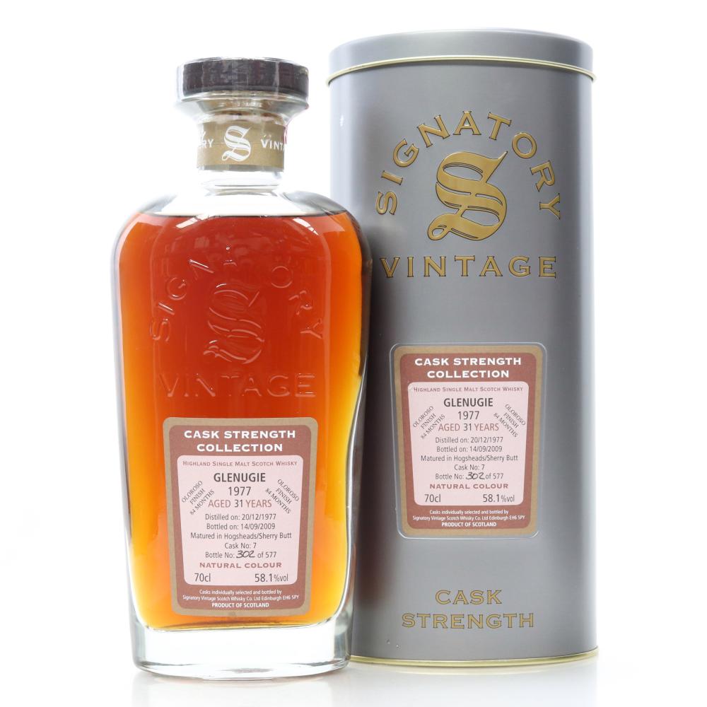Glenugie 1977 Signatory Vintage 31 Year Old Cask Strength / Oloroso Finish