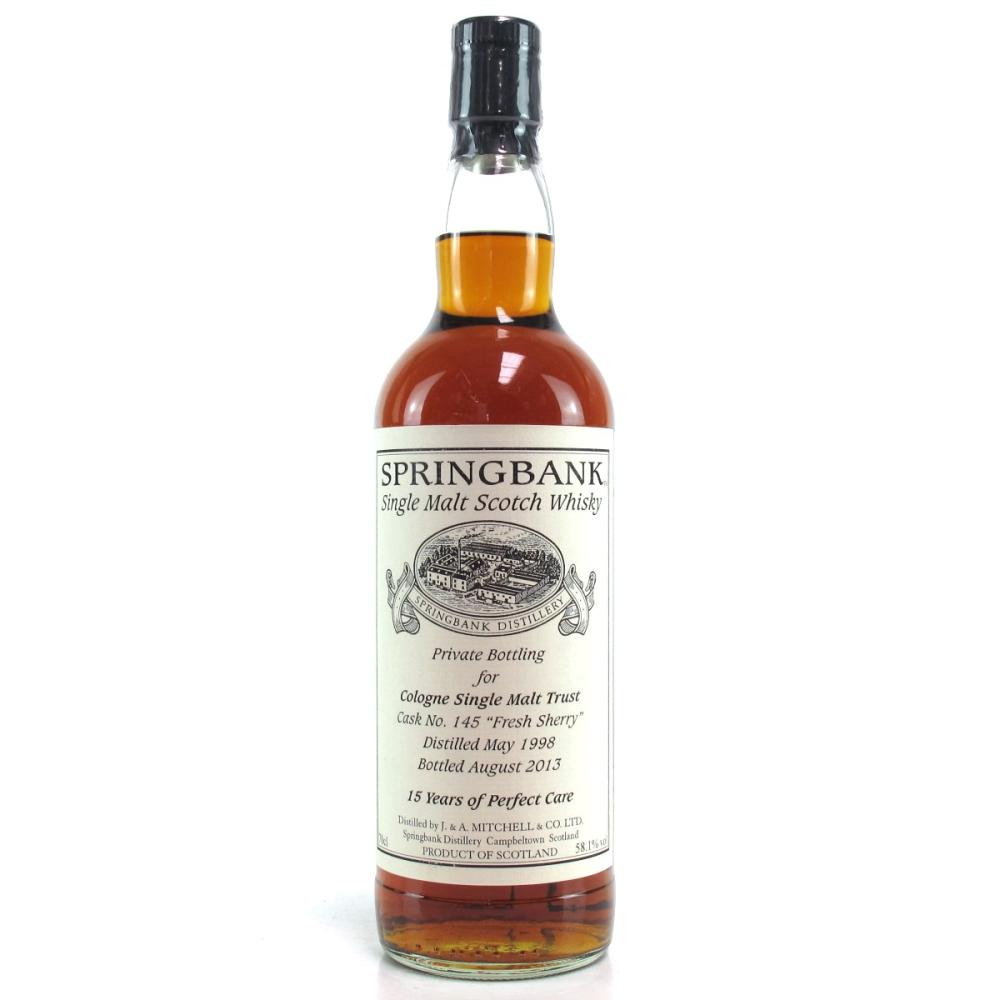 Springbank 1998 Private Cask 15 Year Old / Cologne Single Malt Trust