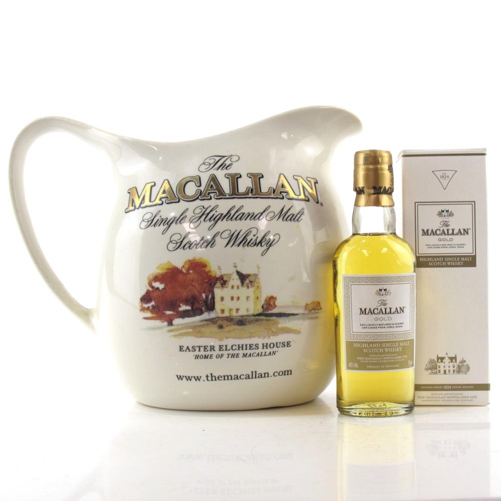 Macallan Gold Miniature 5cl / Including Jug