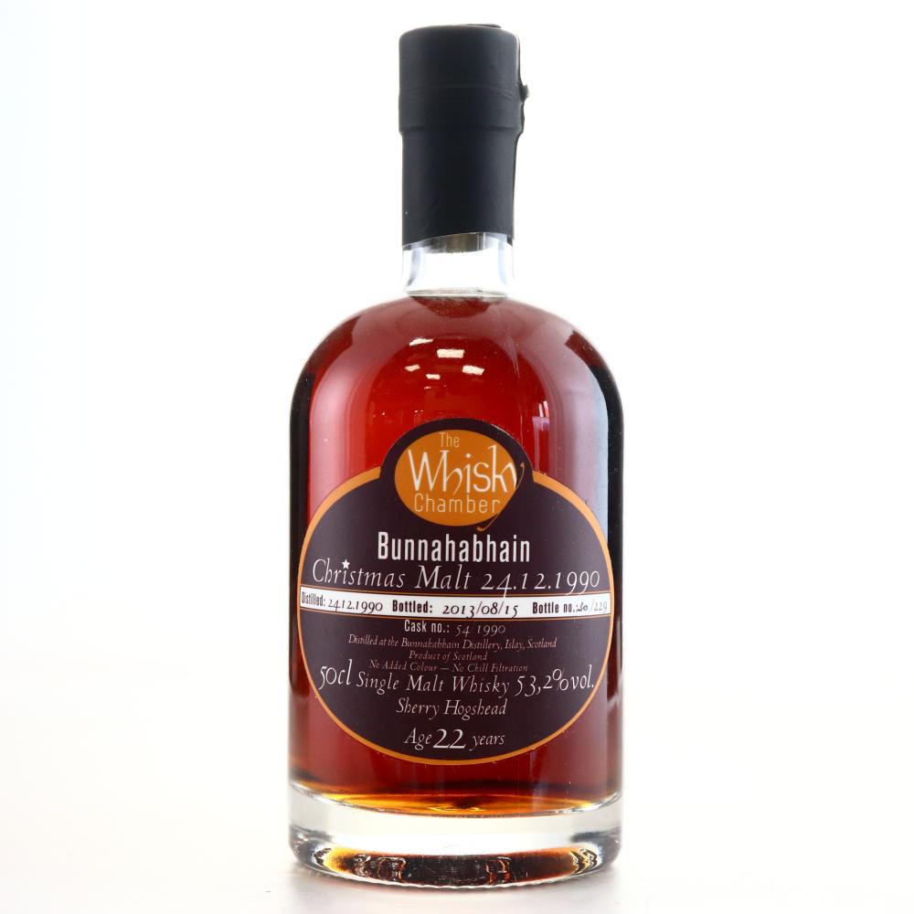 Bunnahabhain 1990 Whisky Chamber 22 Year Old 50cl / Christmas Malt
