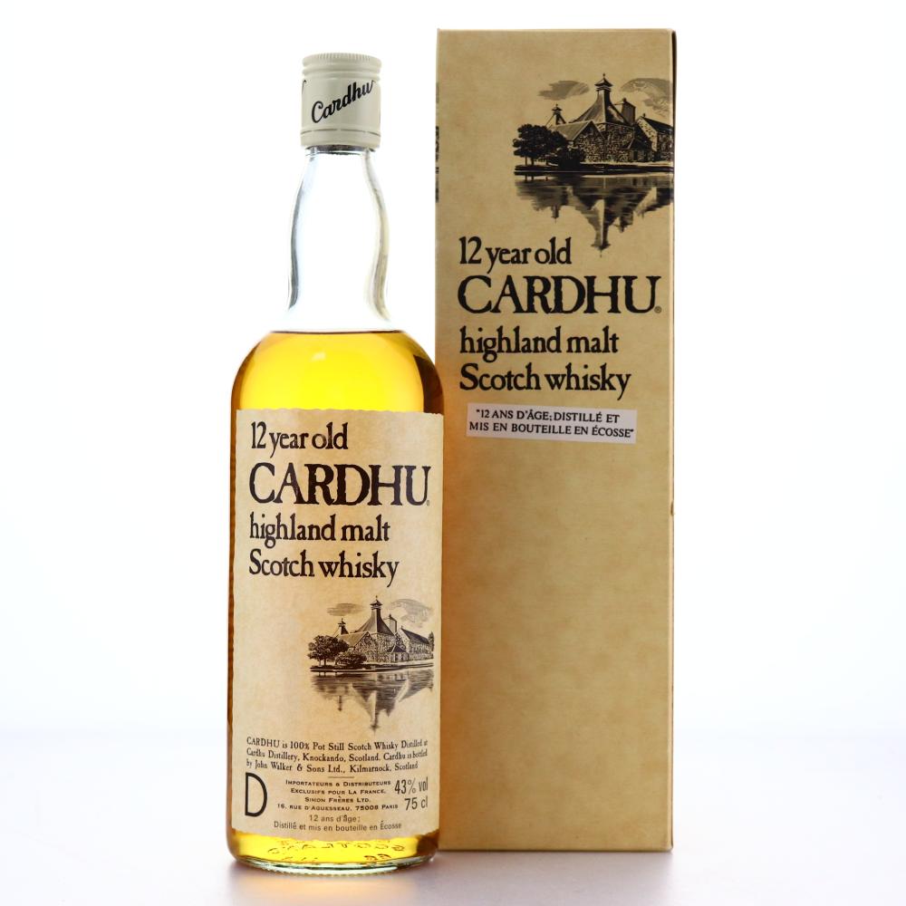 Cardhu 12 Year Old John Walker and Sons 1970s / Simon Frères Import
