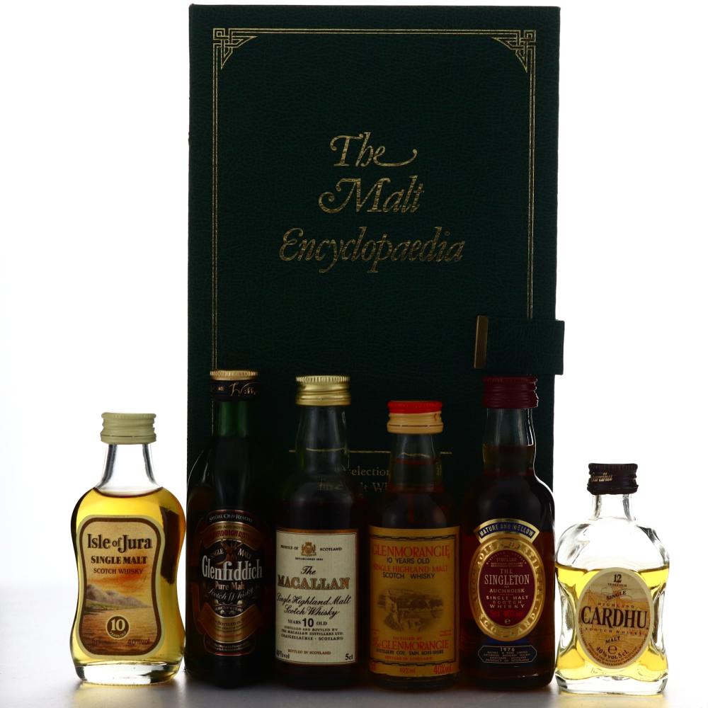 The Malt Encyclopedia VoI.I 6 x 5cl / including Macallan 10 Year Old
