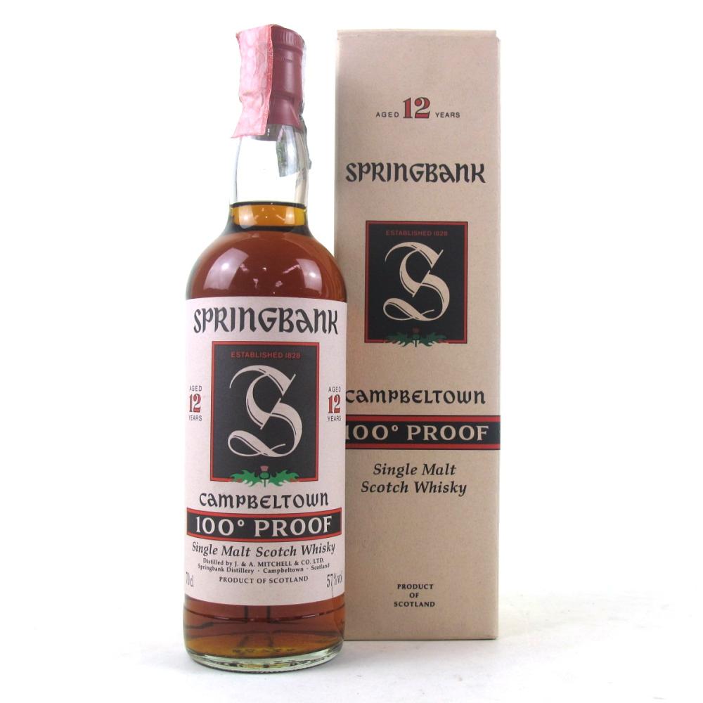 Springbank 12 Year Old 100 Proof 1990s