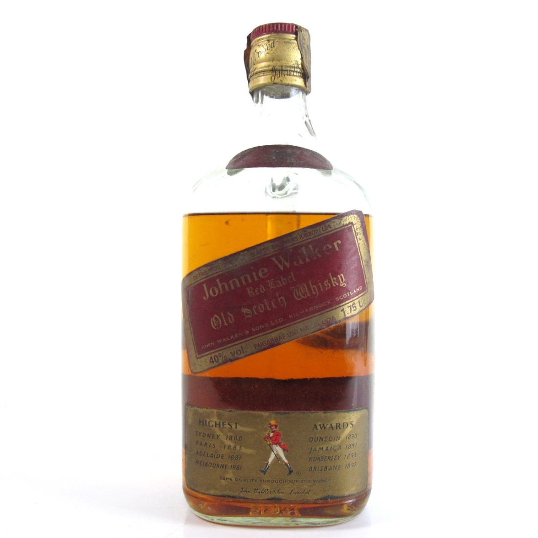 Johnnie Walker Red Label 1.75 Litres Circa 1980s
