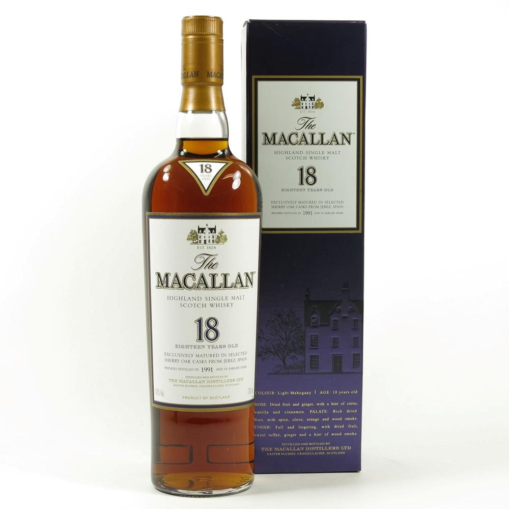 Macallan 1991 18 Year Old 