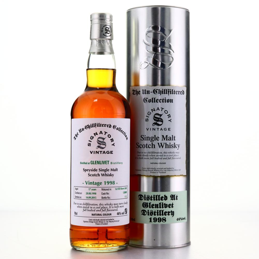 Glenlivet 1998 Signatory Vintage 17 Year Old