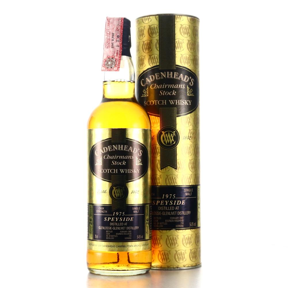 Glenlossie 1975 Cadenhead's 26 Year Old Chairman's Stock