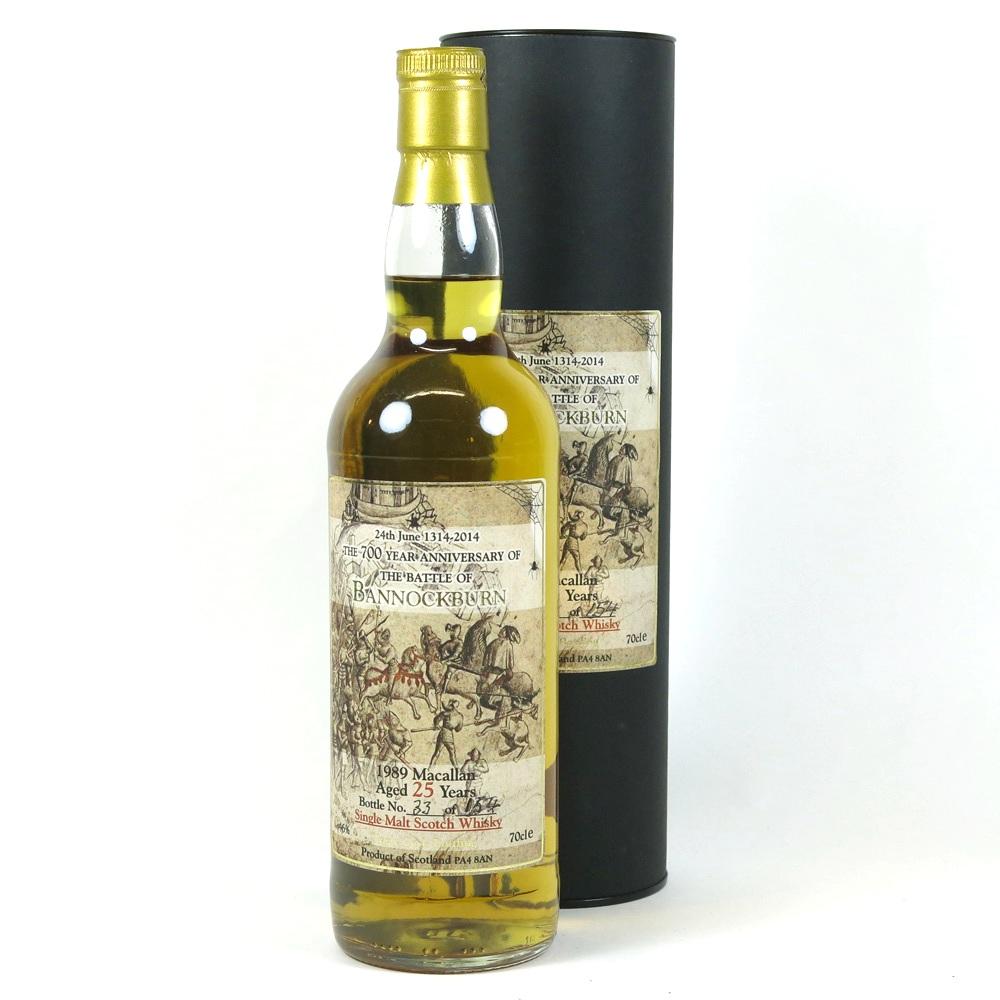 Macallan 1989 700th Anniversary of the Battle of Bannockburn 25 Year Old