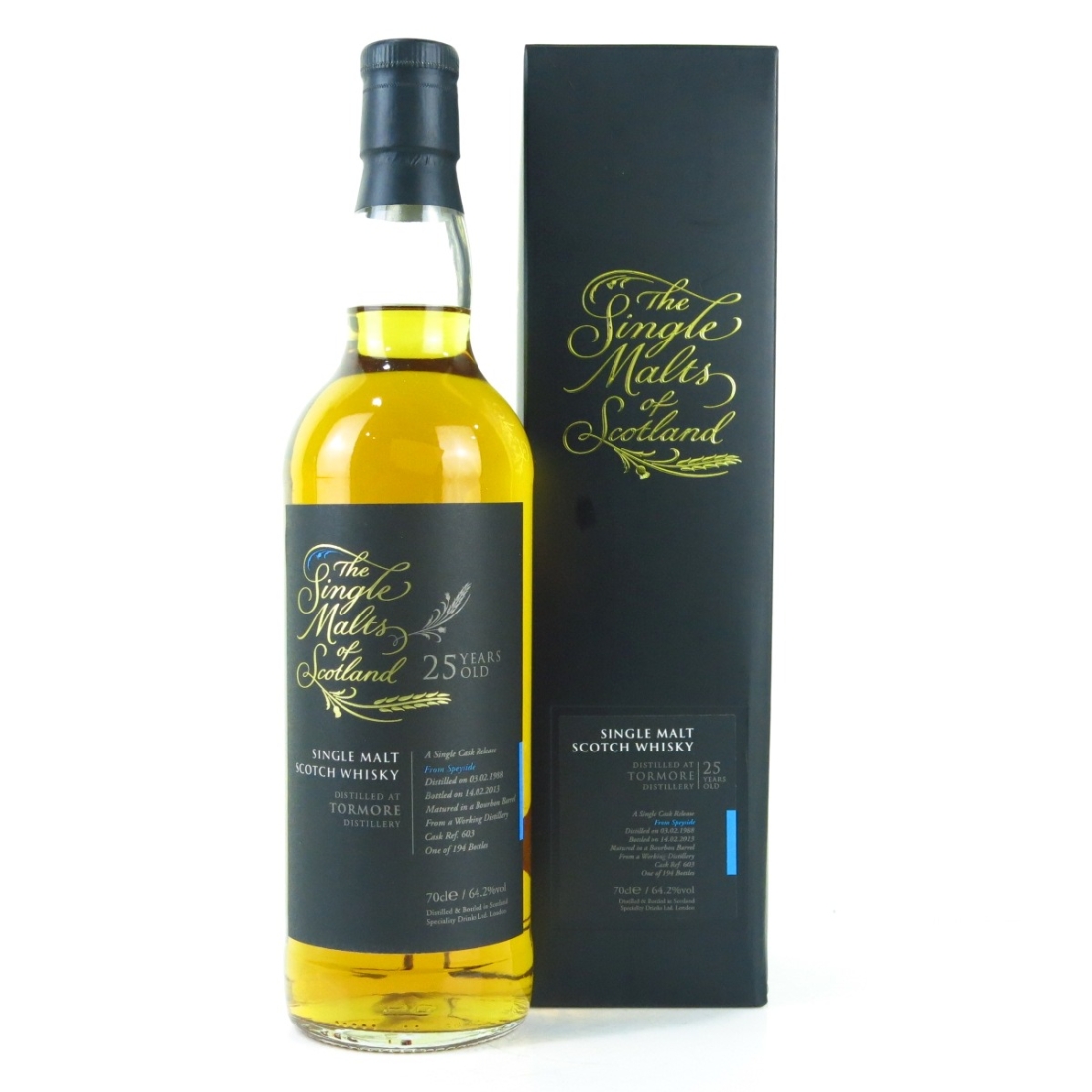 Tormore 1988 Single Malts of Scotland 25 Year Old