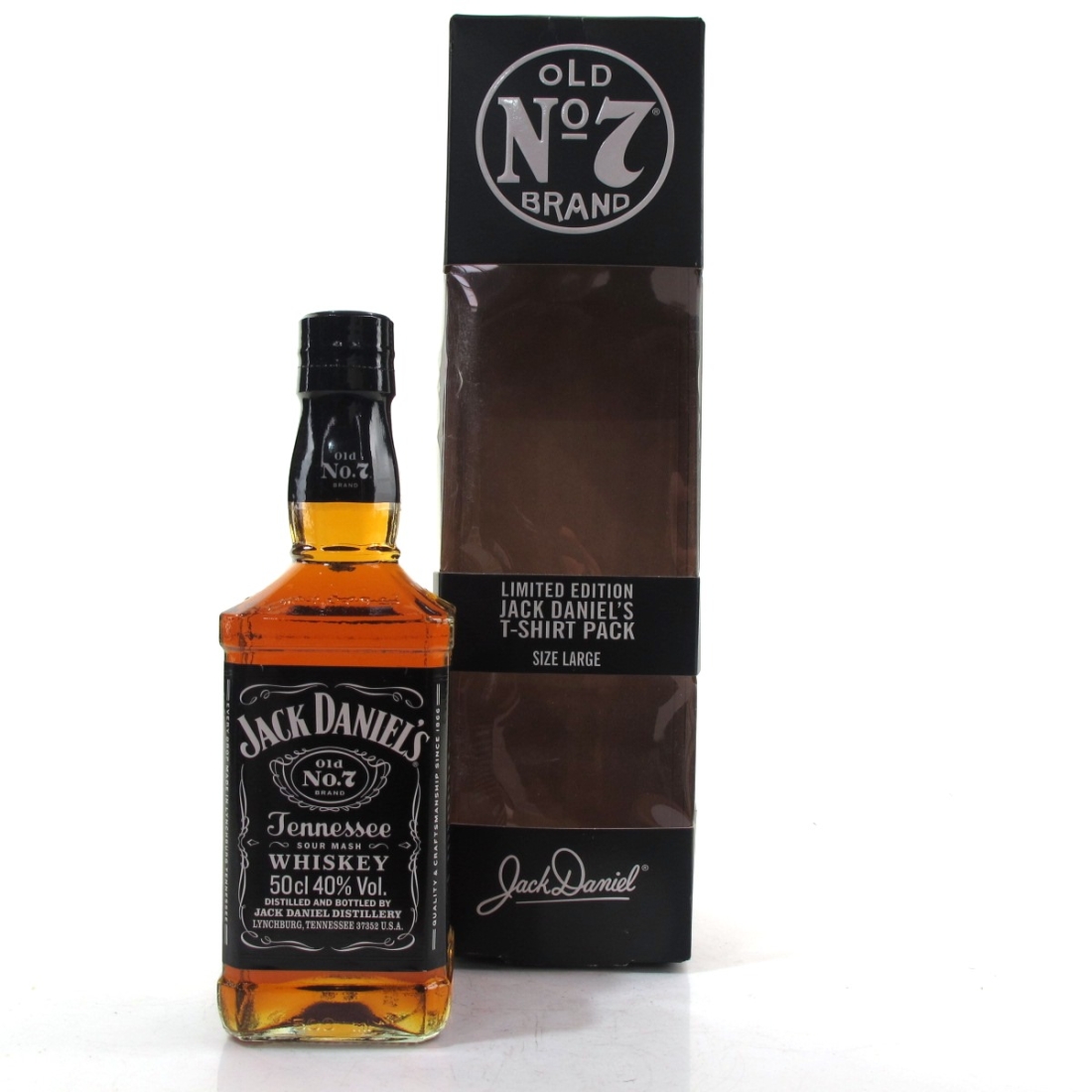Jack Daniel's Old No.7 50cl T-Shirt Pack / Large