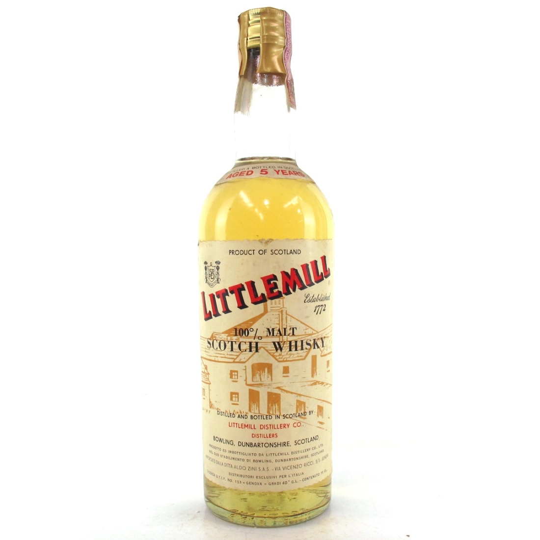 Littlemill 5 Year Old 1960/70s