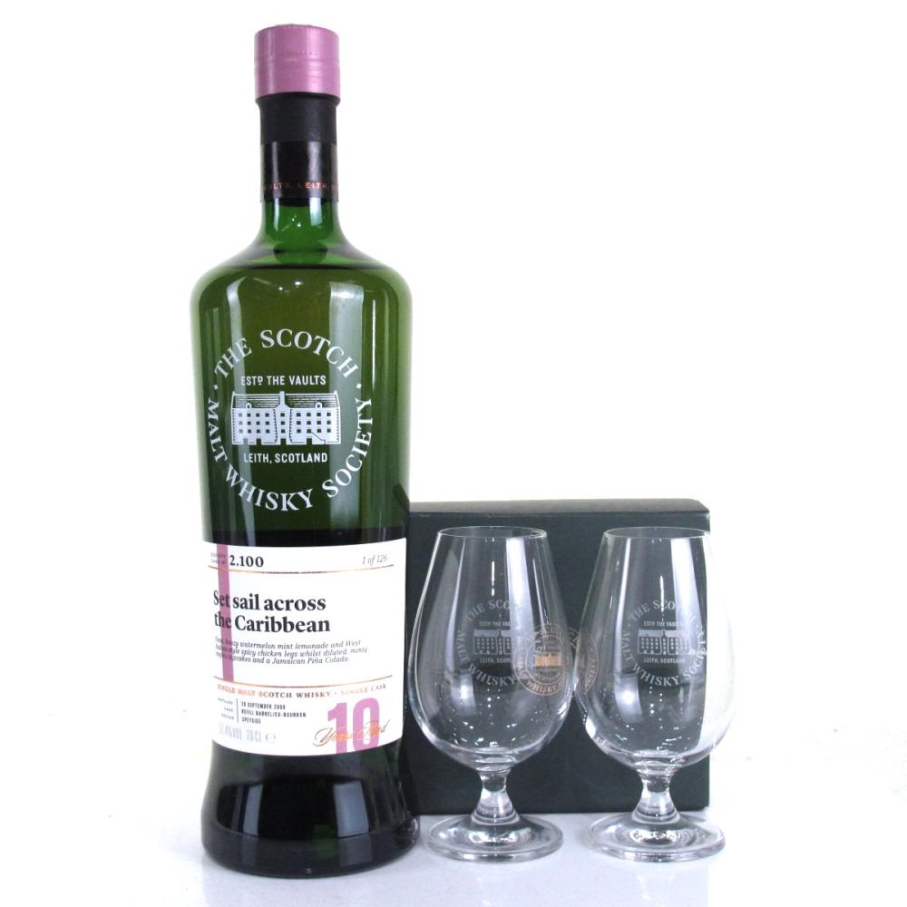 Glenlivet 2006 SMWS 10 Year Old 2.100 / Including 2 SMWS Tasting Glasses