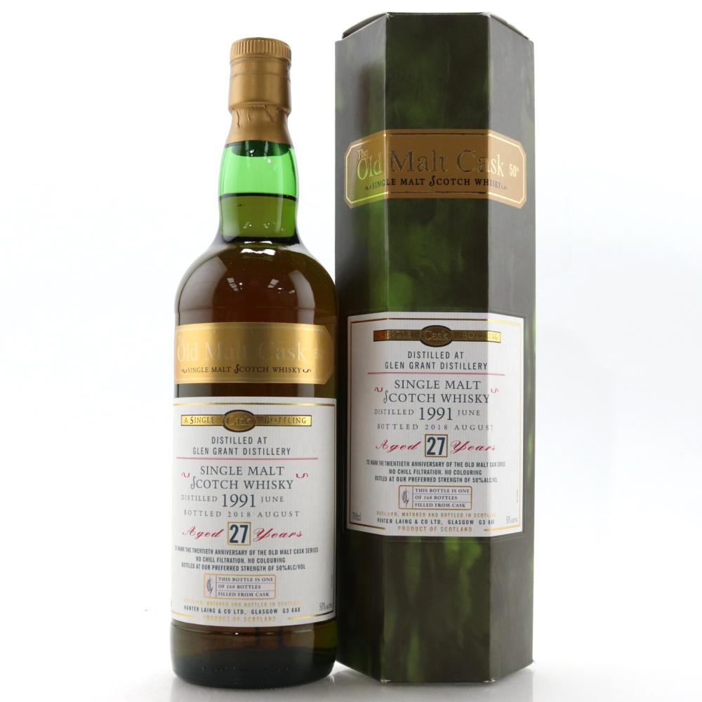 Glen Grant 1991 Hunter Laing 27 Year Old / Old Malt Cask 20th Anniversary