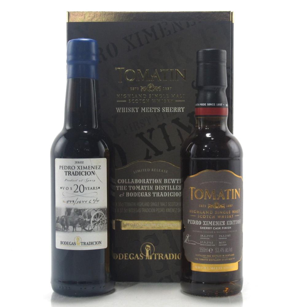 Tomatin 2002 Whisky Meets Sherry Gift Pack PX / Bodegas Tradicion