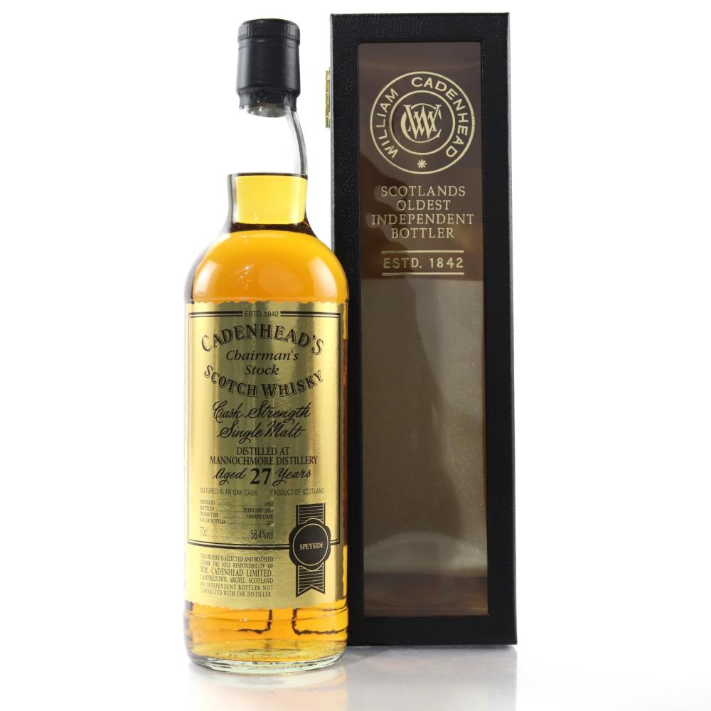 Mannochmore 1982 Cadenhead's 27 Year Old