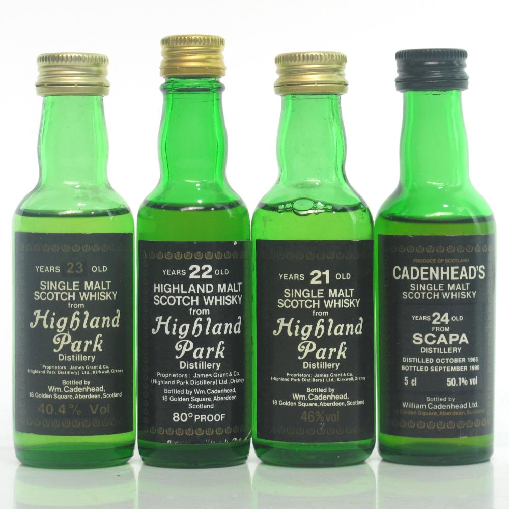 Island Cadenhead's Miniatures x 4