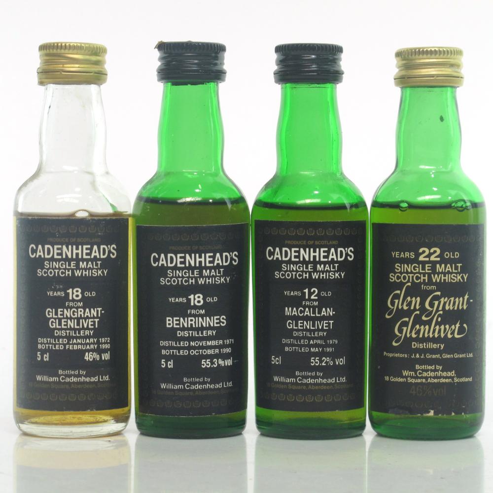 Speyside Cadenhead's Miniatures x 4