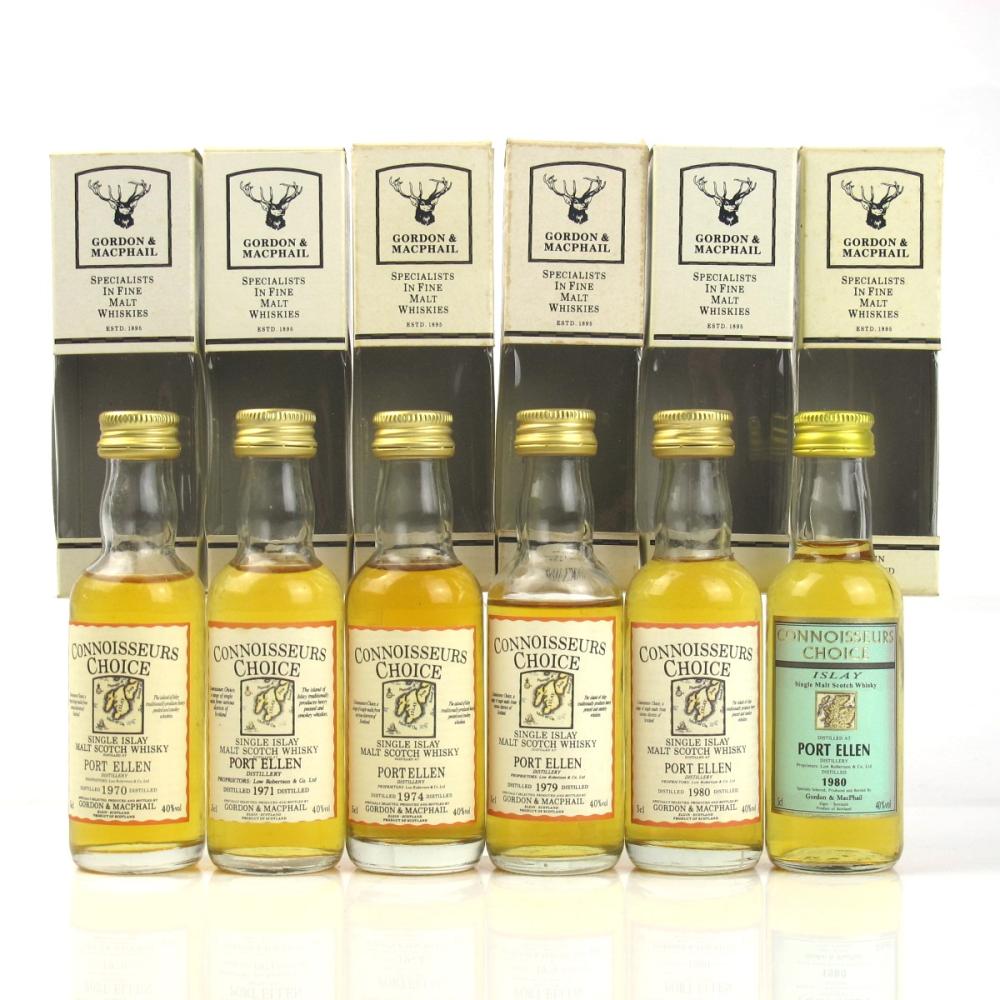 Port Ellen Gordon and MacPhail Miniature Selection 6 x 5cl