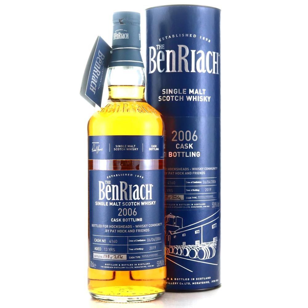 Benriach 2006 Single Marsala Hogshead 13 Year Old #4160 / Hocksheads