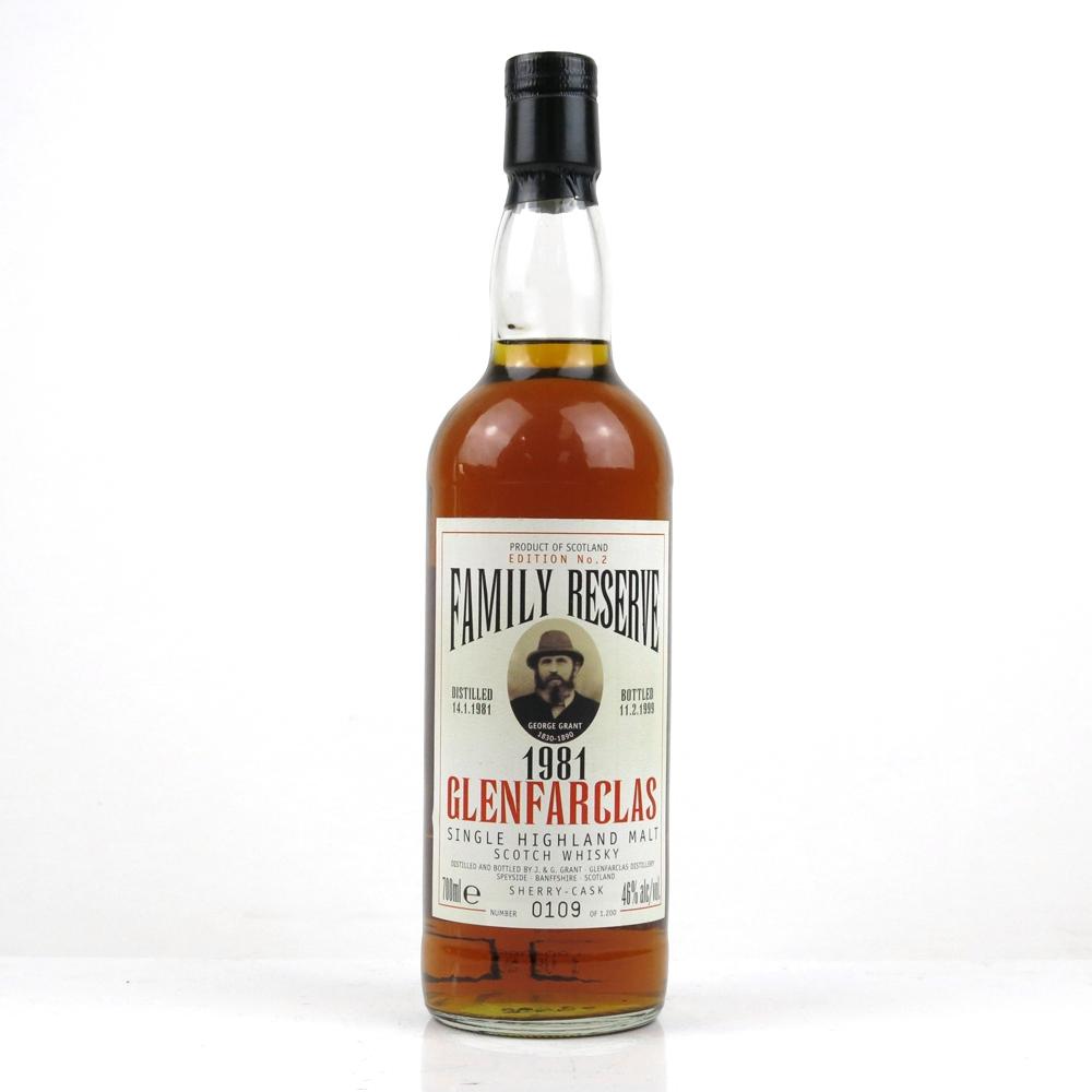 Glenfarlclas 1981 Family Reserve / Edition No.2